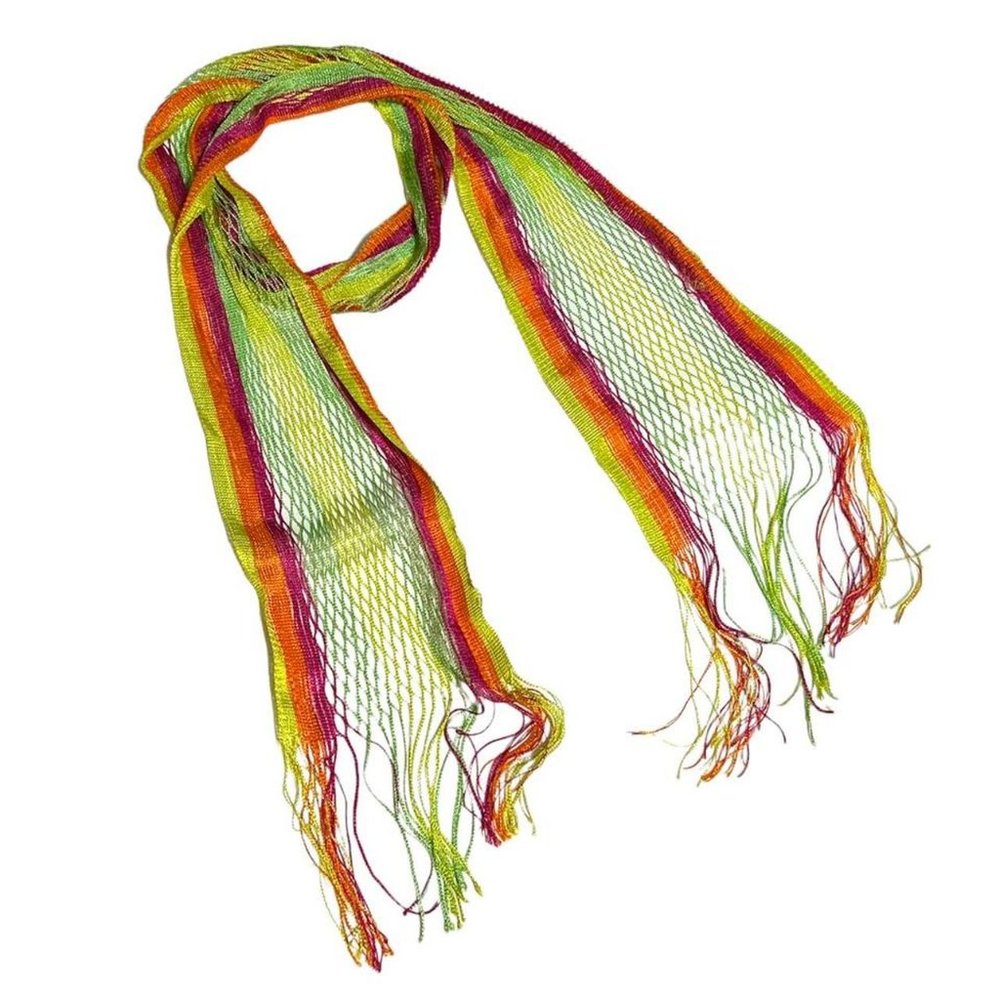 SOLD Y2K Ranbow Scarf
